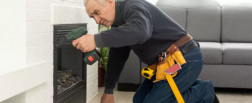 New Indoor Fireplace Installation in Erie, Pennsylvania