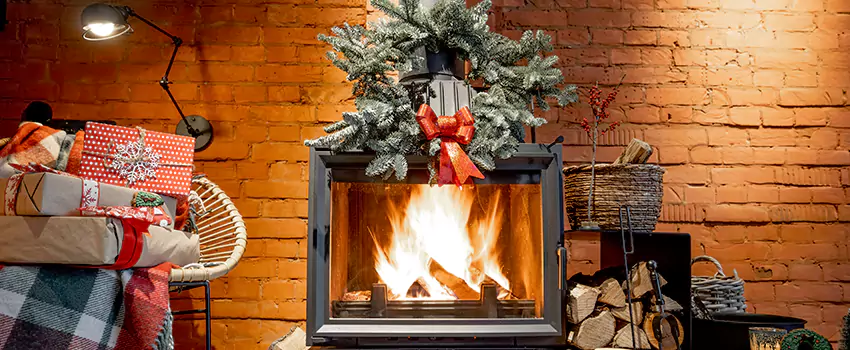 Travis Industries Linear Gas Fireplace Installation in Erie, Pennsylvania