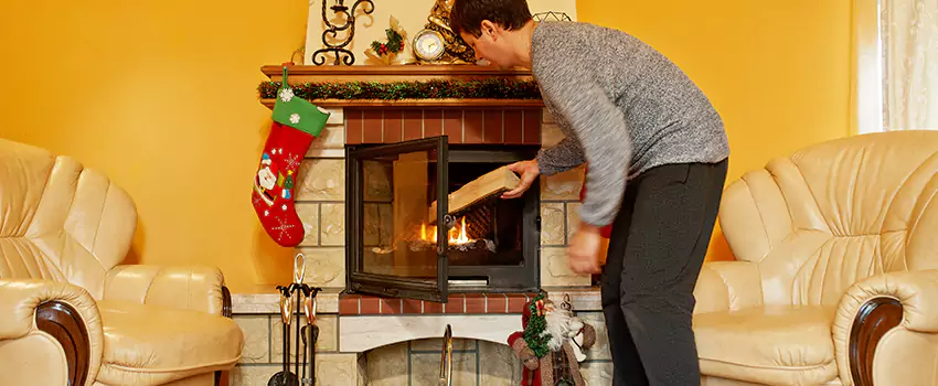 Rusted Metal Fireplace Restoration in Erie, Pennsylvania