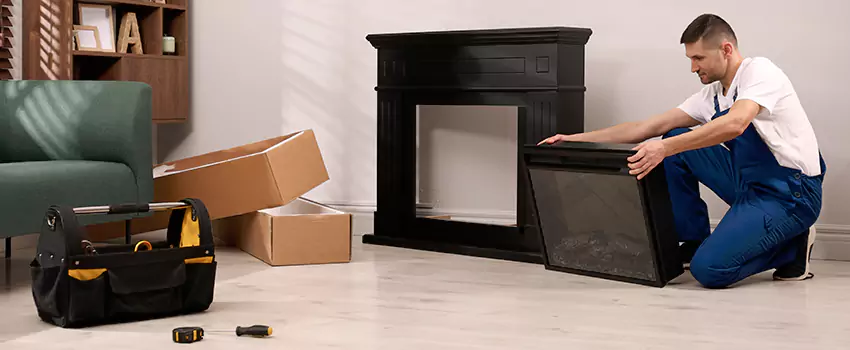 Old Rusted Metal Fireplace Repair And Replacement in Erie, PA