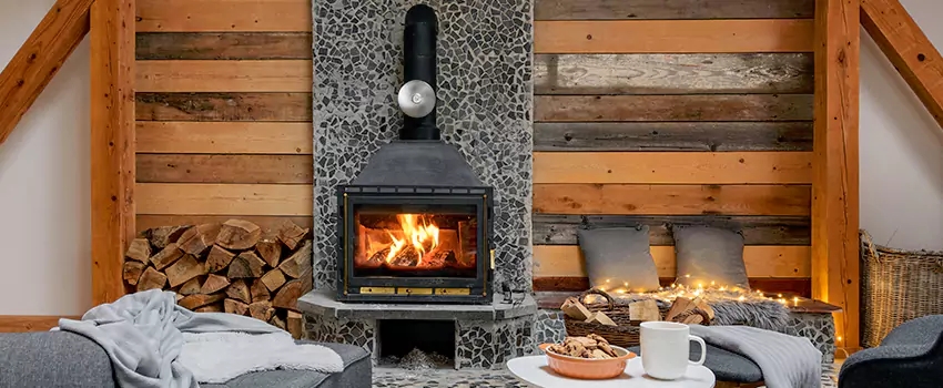 Thelin Hearth Products Direct Vent Gas Stove Fireplace Inspection in Erie, Pennsylvania